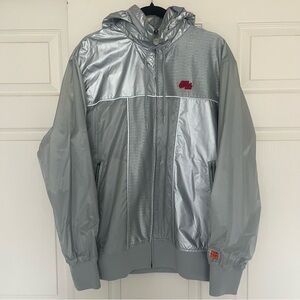 Nike Air Sportswear Men’s Limited Edition Metallic Silver Windbreaker